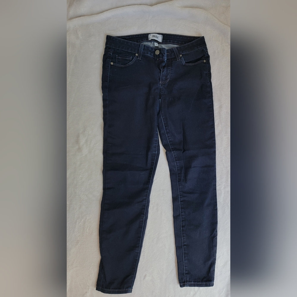 Paige dark wash skinny Jeans size 28
